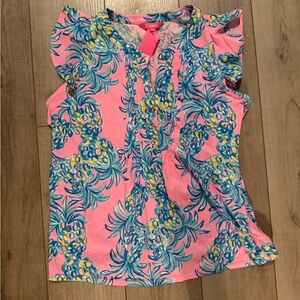 Lilly Pulitzer pelican pink beat the heat top med NWT